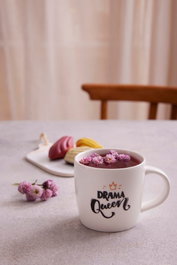 Hermia Taza de Porcelana Blanca 350 cc
